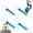 Blue, variant on Multi Use Strong Adjustable Luggage Connector Straps, Secure Stacking Straps for Suitcases & Carry-Ons, Hands-Free Travel Elastic Belt with Buckle, Waterproof & Wear-Resistant