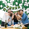 thumbnail image 2 of Kit de arco de globos PASOCON, verde esmeralda, plata y blanco, 2 of 7