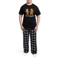thumbnail image 5 of CafePress - We're Engaged Christmas Men's Dark Pajamas - Men's Dark Loose Fit Cotton Pajama Set, 5 of 7