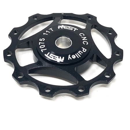 AEST 11T Aluminum Alloy Rear Derailleur Upper/Lower Wheel Pulley for Shimano/SRAM (BLACK-2) price history on PriceWatchPro