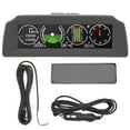 thumbnail image 2 of Car GPS Slope Meter PMH KMH Inclinometer HUD Pitch Tilt Angle Display  Speed Monitoring Universal for Car, 2 of 7