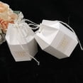 thumbnail image 3 of 50 cajas hexagonales para dulces, exquisitas cajas de regalo para bodas, cumpleaños, fiestas de bienvenida al bebé, papel blanco., 3 of 14