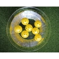 thumbnail image 5 of A99Golf 50pcs Practice Training Balls Air Flow Golf Balls for Driving Range, Swing Practice, Indoor Simulators, Outdoor & Home Use Yellow Floating Water Fun, 5 of 5