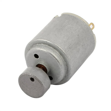 DC3-12V 2000RPM Cylinder Micro Vibration DC Motor Silver Tone for RC Car (Best Dc Motors For Robots)