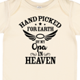 thumbnail image 4 of Inktastic Handpicked for Earth by My Opa in Heaven with Angel Wings Boys or Girls Baby Bodysuit, 4 of 5