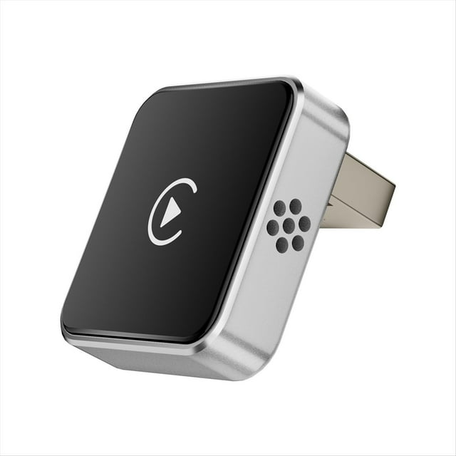 Adaptador InaláMbrico Carplay 2 en 1 Smart AI Carplay para Android Auto Adaptador USB Dongle Carplay con Cable una InaláMbrico B