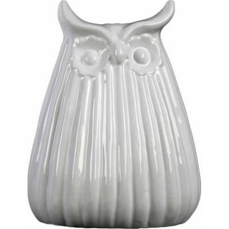 Urban Trends Collection Ceramic Owl Figurine Gloss Finish White Urban Trends Collection Ceramic Owl Figurine Gloss Finish White