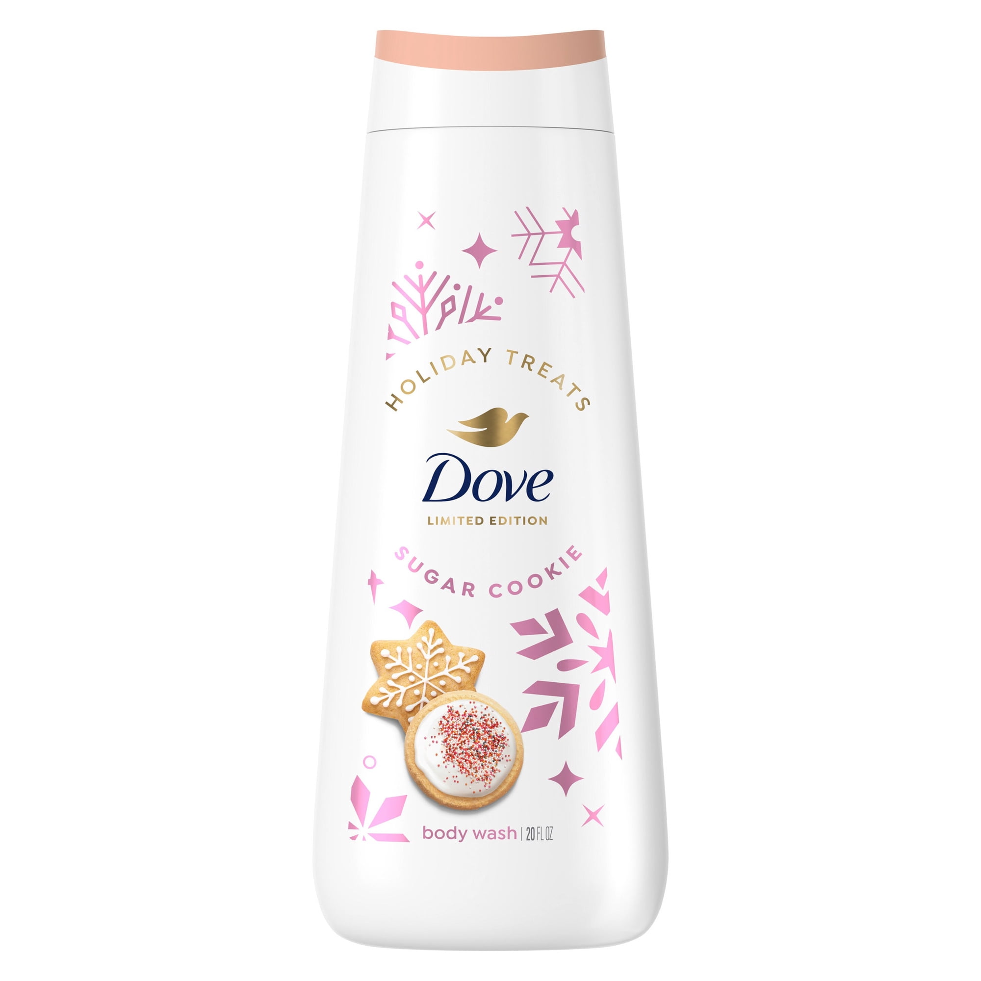 Dove Limited Edition Holiday Treats Body Wash for Deep Nourishment Sugar Cookie Sprinkle ,20fl oz