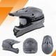 thumbnail image 2 of Casco de moto Oumurs para adultos, cuatrimoto, todoterreno, con gafas, color gris, 2 of 9