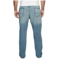 thumbnail image 2 of Nautica Men's Tall Size 5 Pocket Relaxed Fit Stretch Jean, Light Tidewater Wash, 52W x 32L, 2 of 3