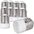 thumbnail image 1 of 10x Convertidores de casquillo - 10x Convertidores de casquillo E27 a E14 - Convertidores de casquillo E14 para bombillas LED halógenas JM, 1 of 5
