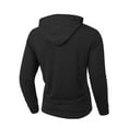 thumbnail image 4 of Donemore Men's Hooded Sweatshirt Long Sleeve Solid Color Button Closure Casual Style Stretchable Comfort Fit, 4 of 8