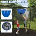 thumbnail image 3 of LIZEVINC Outdoor Trampoline 14FT Recreational for Kids Adults with Basketball Hoop, 3 of 7