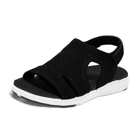 

Women s Breathable Knitting Shoes Casual Breathable Sandals For Women And Girl Black 45