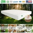 thumbnail image 2 of Palmpring Organic Ellora Full Mattress - Organic Latex Coconut Coir 8” Very Firm 2 Layered Comfortable Sleep Bed Dust Free, 2 of 6