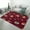 Flannel-1, variant on Christmas Mittens And Snowflakes Pattern Area Rugs Soft Carpet Suitable for Living Room Kitchen Bedroom Laundry Room Home Decorations