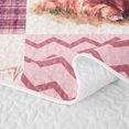 thumbnail image 5 of meiyoeat Highland Cow Patchwork Pattern Quilt King,Western Cow Print King Coverlet Set For Girl,3 Pieces,1 Bedspread and 2 Pillowcases, 5 of 7
