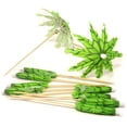 thumbnail image 1 of Tropical Coconut Palm Tree Paper Umbrella Cocktail Picks - Fun Cupcake Toppers, 1 of 6