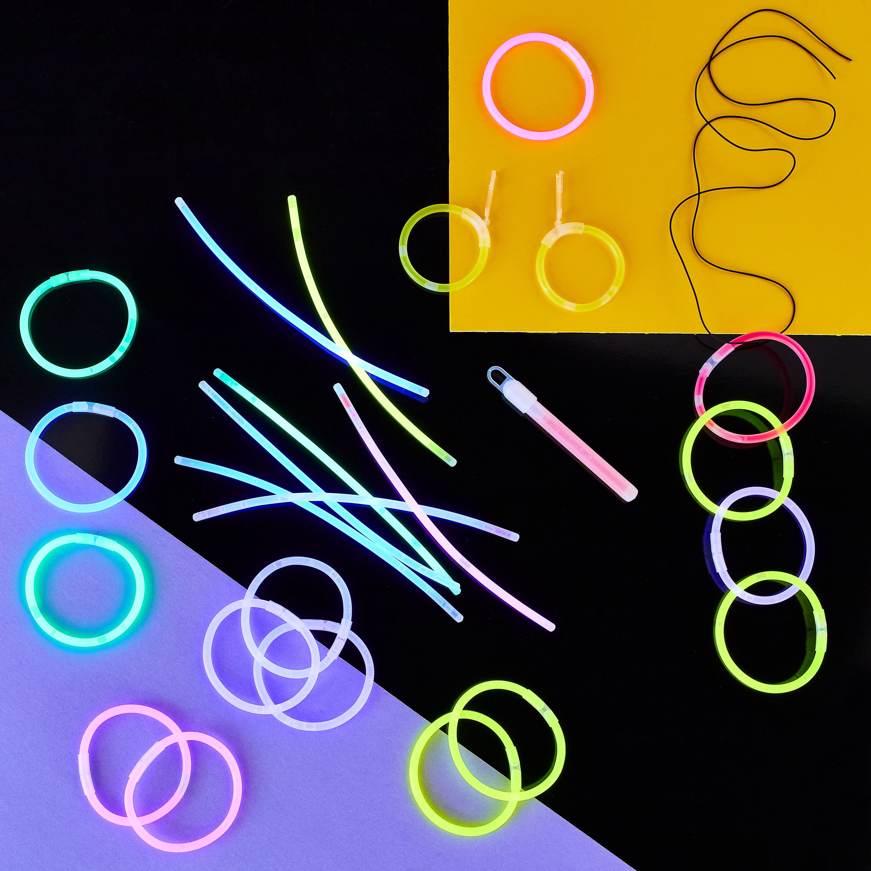 Multicolor Glow Party Pack, 10 Pieces, by Way To Celebrate