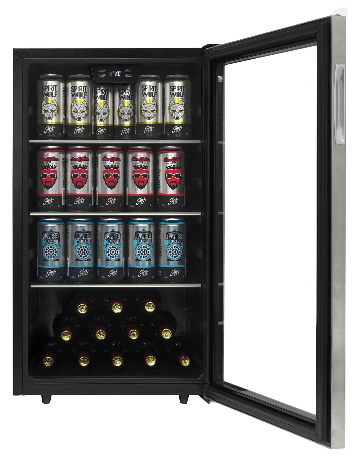 Danby DBC045L1SS 4.5 cu. ft. Free-Standing Beverage Center in Stainless Steel
