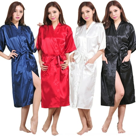 

Dengjunhu Women s Floral Lace Robe Long Sleeves Dressing Gown Bathrobe Bride Robe Nightwear