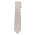 thumbnail image 3 of Jacob Alexander Boys' Prep Seersucker Striped Pattern Regular Self-Tie Neck Tie - Beige, 3 of 8