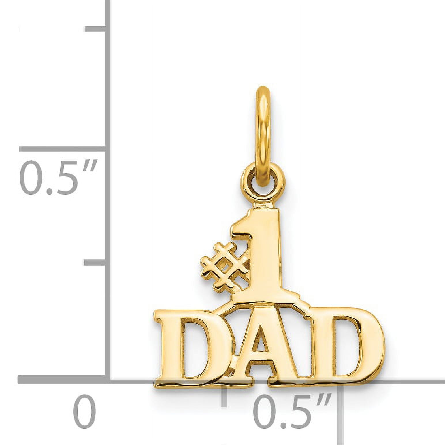 Dad pendant gold deals