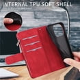 thumbnail image 6 of for Samsung Galaxy S20 Plus 5G Wallet Phone Case with 9 Card Holder Zipper Pocket, Magnetic Closure Premium Folio PU Leather Flip Case with Wrist Strap for Samsung Galaxy S20 Plus 5G,Red, 6 of 15