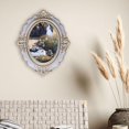thumbnail image 2 of Vintage Photo Frame Art Gallery European Style Gift Resin Retro Oval Photo Frame 6inch, 2 of 8