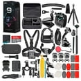 thumbnail image 1 of GoPro HERO9 (HERO 9) Black with 32GB Card & 50 Piece Accessory Kit - Loaded Bundle, 1 of 7