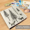 thumbnail image 4 of FORMRS 3 Ring Photo Album 4"x6" Self Adhesive Large Capacity PU Leather Cover, Black Deer, 4 of 8