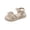 White, variant on Fozruso Lightweight Sandals for Girls,Sizes 8.5 Toddler,Girls' Style Fashionable Flip Flops With Rubber Soles And Fasteners For Babies 1 10 Years Old.