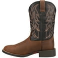 thumbnail image 3 of Justin Boots Mens Rendon Embroidered Round Toe Pull On Cowboy  Mid Calf Boo, 3 of 5