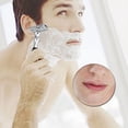 thumbnail image 4 of Amdohai Double Edge Safety Razor Stainless Steel Manual Shaving Razor Long Handle Traditional Razor, 4 of 7