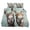 D, variant on White Cat Duvet Cover Size Cat Flower Comforter Set Cute Pet Bedding Set Oil Painting Comforter Cover With Zipper Ties For Bedroom