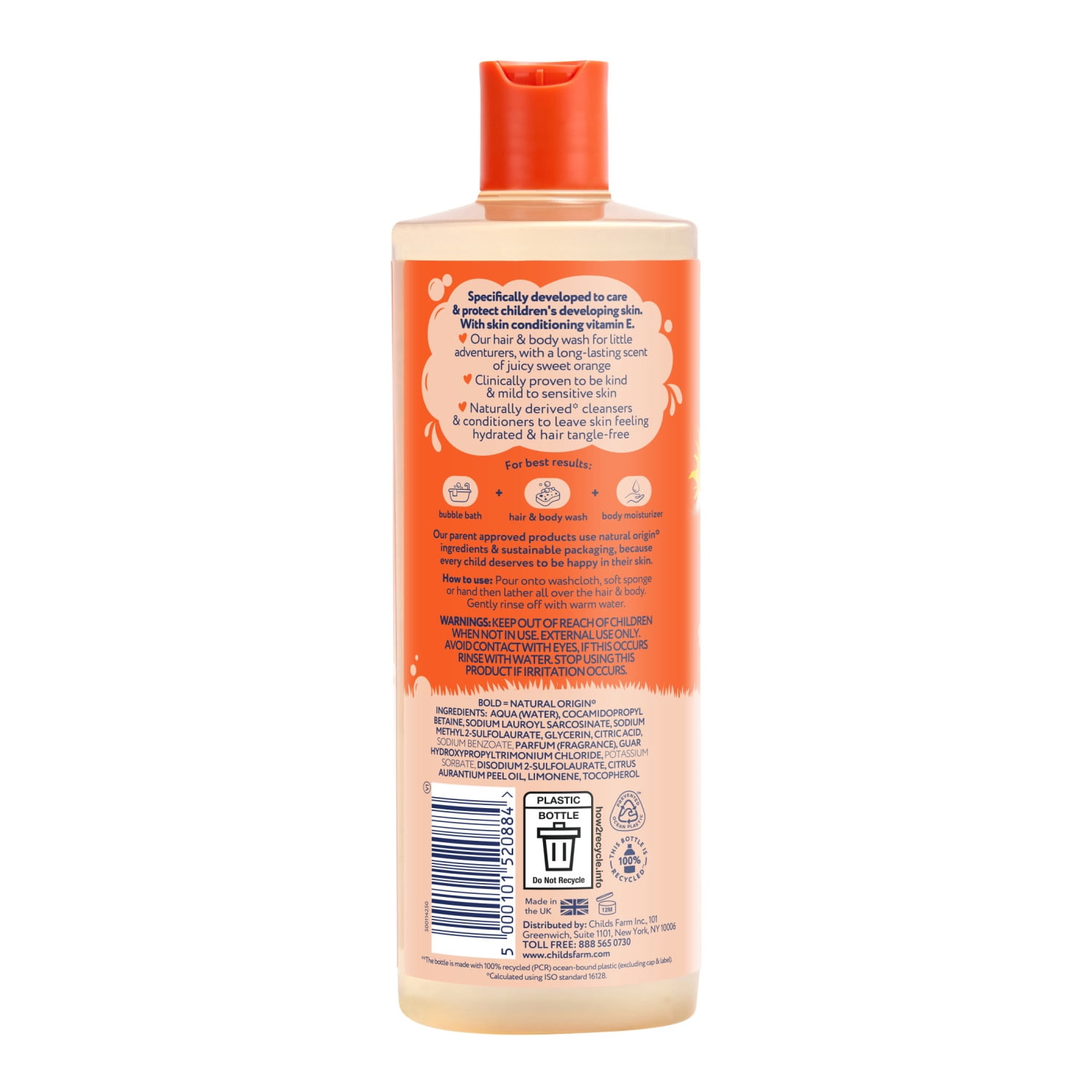 Childs Farm Hair & Body Wash, Sweet Orange 16.9 fl oz