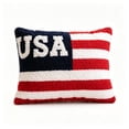 thumbnail image 2 of Eolstice Independence Day Cushion, Patriotic Throw Pillow For Home Sofa, Red White Blue Decorative Backrest Pillow, For Living Room Couch, 4th Of July Decor, 2 of 6