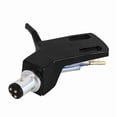 thumbnail image 1 of Turntable Headshell Aluminium Alloy Headshell Record Turntable Needle Replacement Phono Stylus Cart, 1 of 5