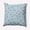 After Rain Blue, variant on Simply Daisy 16 in x 16 in Multi-color Animal Print Easter Polyester Throw Pillow