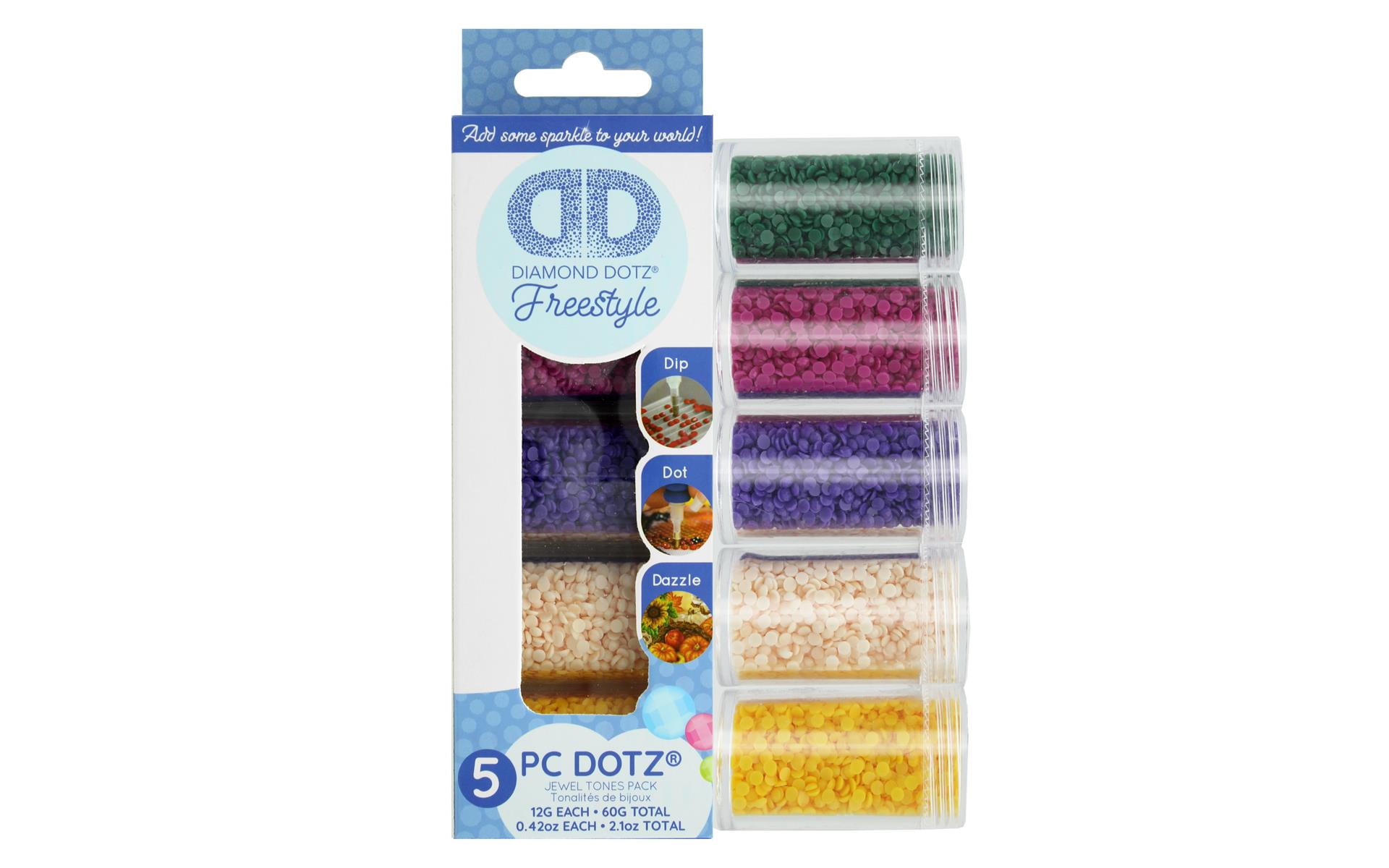 DIAMOND DOTZ Diamond Dotz Freestyle Sampler Pack 5pc Jewel