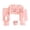 F4-Pink, variant on CAUYDY Infant Girls Outfits Preemie Boys Clothes Unisex Baby Layette 2 Long Sleeve Shirt 2 Pants Hat Bib Bellyband 7 Pieces Soft Set Fall Sizes 0-3 Months,Grey