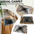 thumbnail image 5 of 3D Optical Illusion Hole in The Floor Rug Front Door Mat, Kids Playroom Floor Carpet Mat Non-Slip for Indoor Outdoor Entrance, Living Room, Office, Bedroom, Study, Terrace Porch L 20X32IN I, 5 of 6
