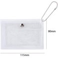 thumbnail image 2 of HUGFEGWE Mini Photo Card Holder, PVC Card Holder Bag, Small Wallet Transparent Portable Coin Purse Key Ring Bag Pendant Card Storage Bag(01) U2537-14111, 2 of 7