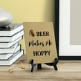 thumbnail image 5 of Signs ByLITA Beer Makes Me Hoppy, Table Sign, 6" x 8" (Pink), 5 of 7