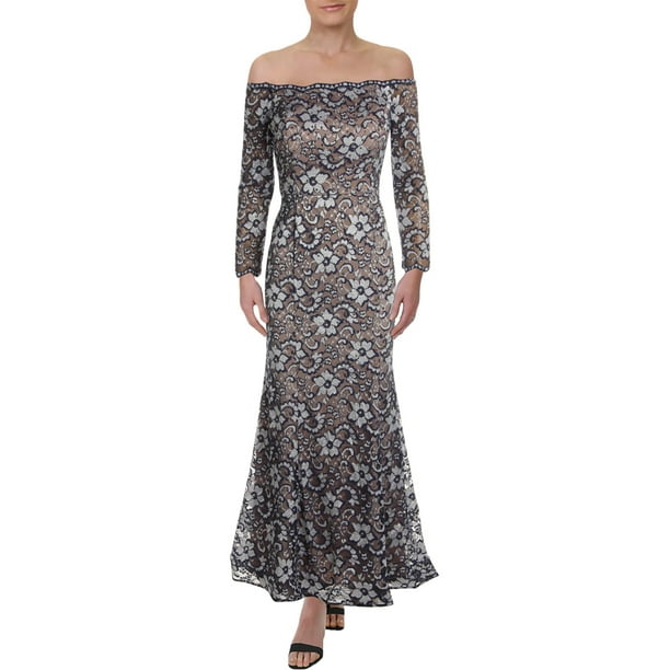 Xscape - Xscape Womens Petites Floral Lace Evening Dress - Walmart.com - Walmart.com