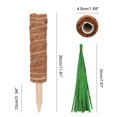 thumbnail image 2 of Plant Climbing Vine Coconut Palm Stick Stand, Coir Totem Pole Totem Moss Stick For Plant Support Extension, 2 of 4