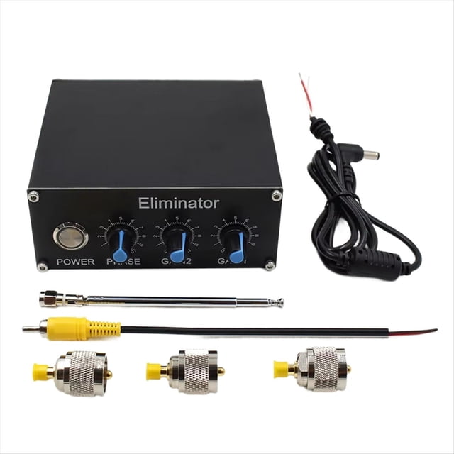 Eliminador Profesional X-Phase con Control PTT Integrado, Eliminador de Banda HF de 1-30 MHz, Radio con Cancelación de Radio de Aleación de Aluminio.