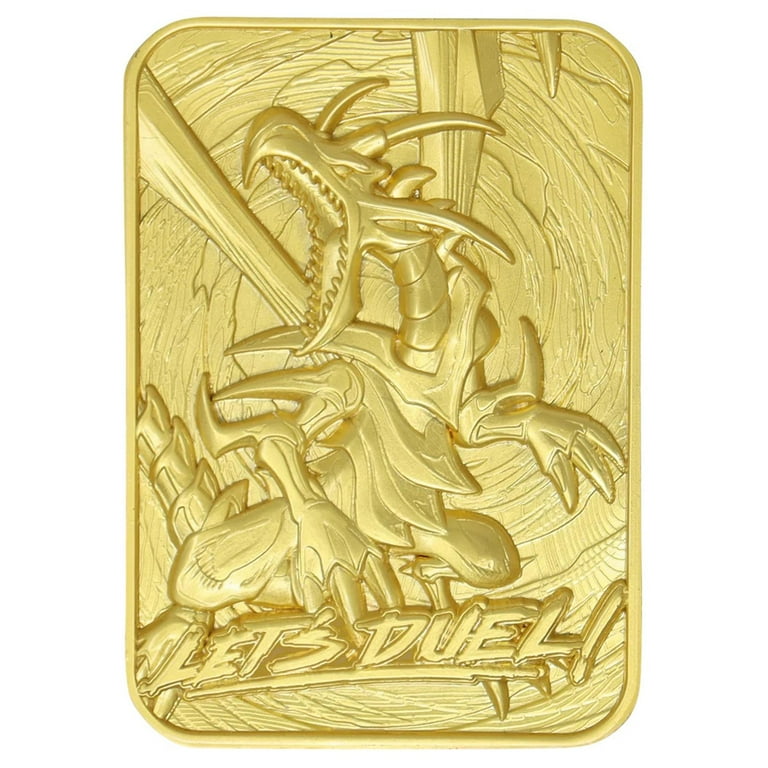 Yu-Gi-Oh 24 Karat Gold Plated Metal Card Limited Edition