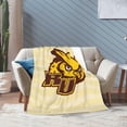 thumbnail image 6 of Rowan University Fleece Blanket, Very Soft Microfiber Flannel Blanket for Couch Warm and Cozy for All Seasons, 6 of 6