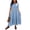 Light Blue, variant on Short Sleeve Dress Spring Maxi Dresses for Women Solid Color Square Neck Loose Fit Plus Size 2026 Summer Cocktail Dresses for Work and Office